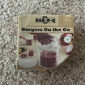 Mr. barbecue burgers on the go